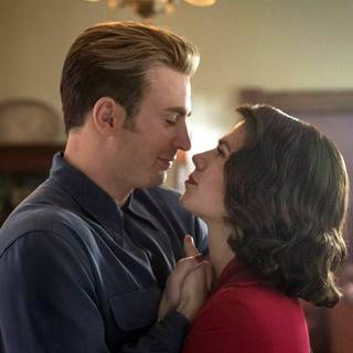 Steve Rogers and Peggy Carter desktop wallpaper