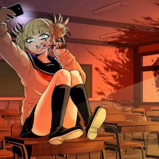 MHA Toga desktop wallpaper