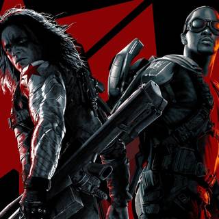 Winter Soldier suit wallpaper