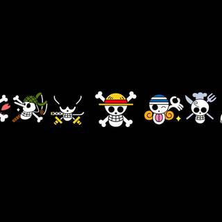 One Piece skull wallpaper
