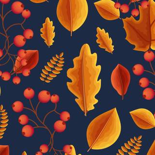 Autumn pattern wallpaper