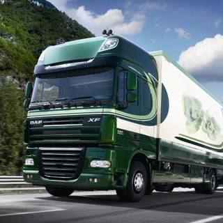 Truck trailer wallpaper