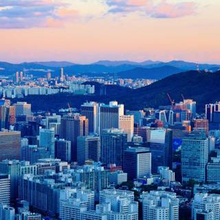 Korean city wallpaper