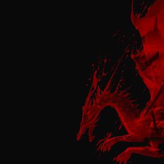 Dark dragon aesthetic desktop wallpaper