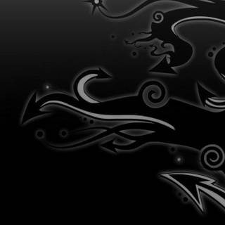 Black vector wallpaper