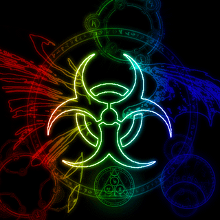 Toxic logo wallpaper