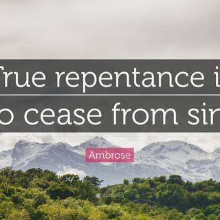 Repentance wallpaper