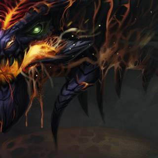 Zombie dragon wallpaper