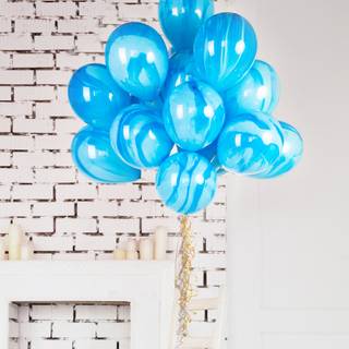 Blue birthday wallpaper