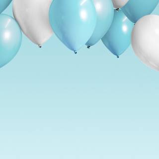 Blue birthday wallpaper