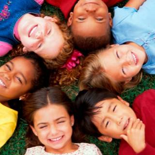 Children playing wallpaper