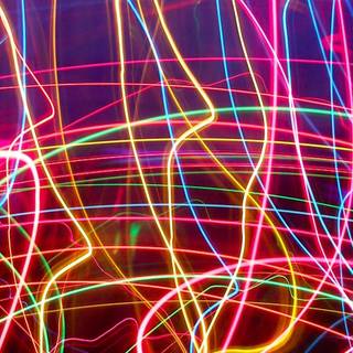 Colorful lights lines wallpaper