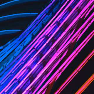 Colorful lights lines wallpaper