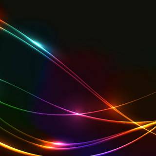 Colorful lights lines wallpaper