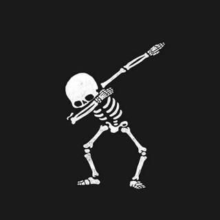 Funny skeleton wallpaper