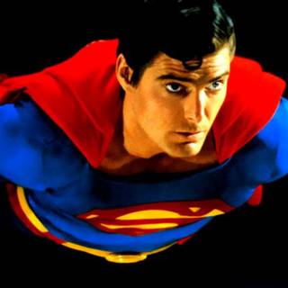 Superman flying wallpaper