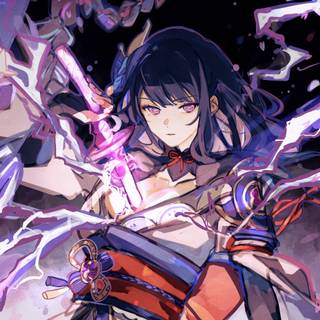 Shogun Raiden wallpaper