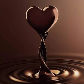 Chocolate love wallpaper