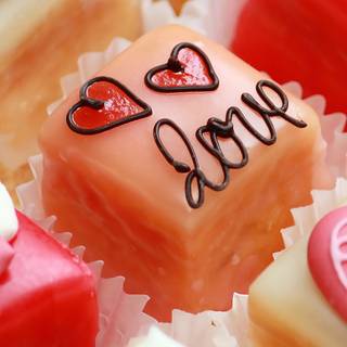 Chocolate love wallpaper