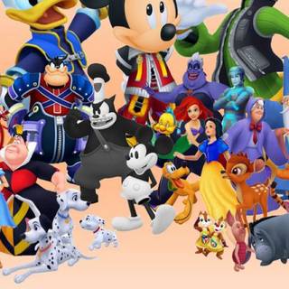 Disney World characters wallpaper