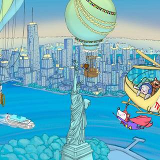 Hand drawn wallpaper