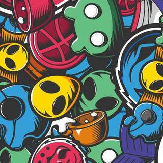 Mixed colorful HD wallpaper