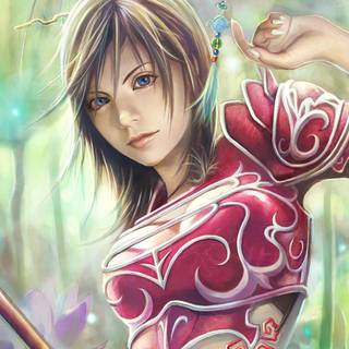 Beautiful art girl wallpaper