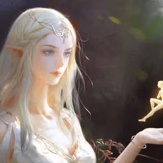 Beautiful art girl wallpaper