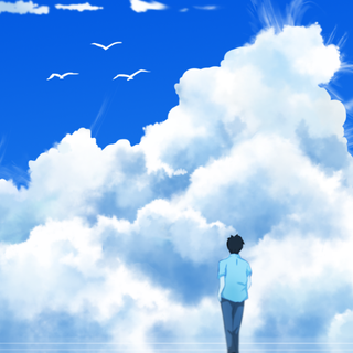 HD anime peaceful wallpaper