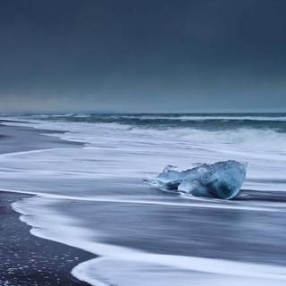 Autumn beaches wallpaper