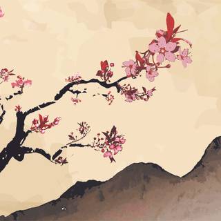 Ancient Japanese art wallpaper