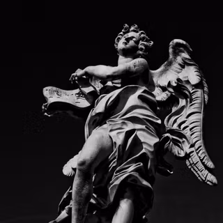 Angel statue wallpaper