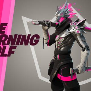 The Burning Wolf Fortnite wallpaper