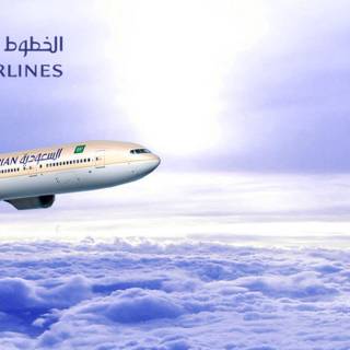 Saudi Arabia airplane wallpaper