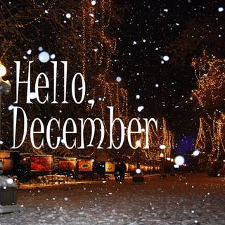 Hello December wallpaper