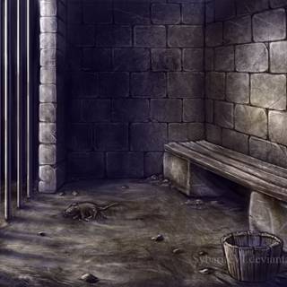 Jail cell wallpaper