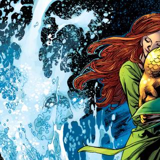 Aquaman and Mera DC Comics wallpaper