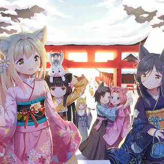 Konohana Kitan Satsuki wallpaper