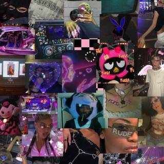 Cyber aesthetic wallpaper