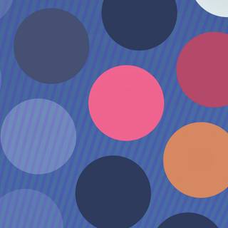 Colorful circles geometric pattern wallpaper