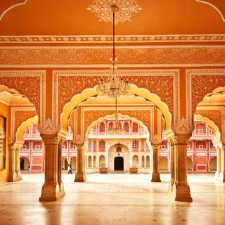 Indian palace wallpaper