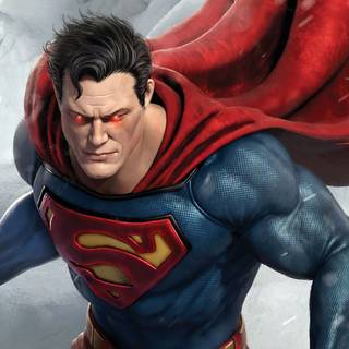 Superman heat vision wallpaper