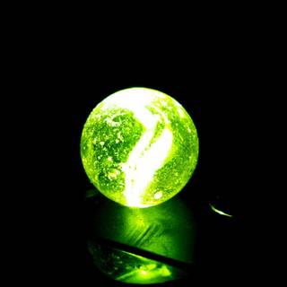 Green ball wallpaper