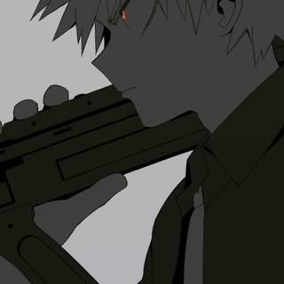 Black Bakugou wallpaper