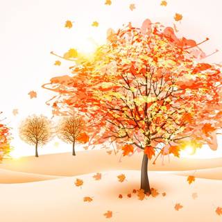 Kids autumn wallpaper