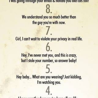 Funny pick up lines wallpaper