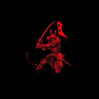 4k samurai red wallpaper