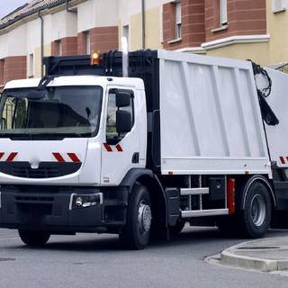 Garbage truck wallpaper