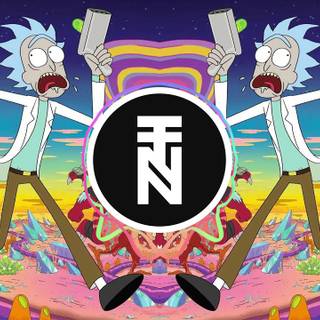 Rick and Morty drip wallpaper