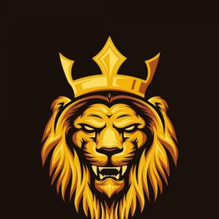 Lion crown wallpaper